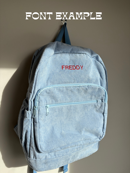 Whipped Cream Corduroy Backpack