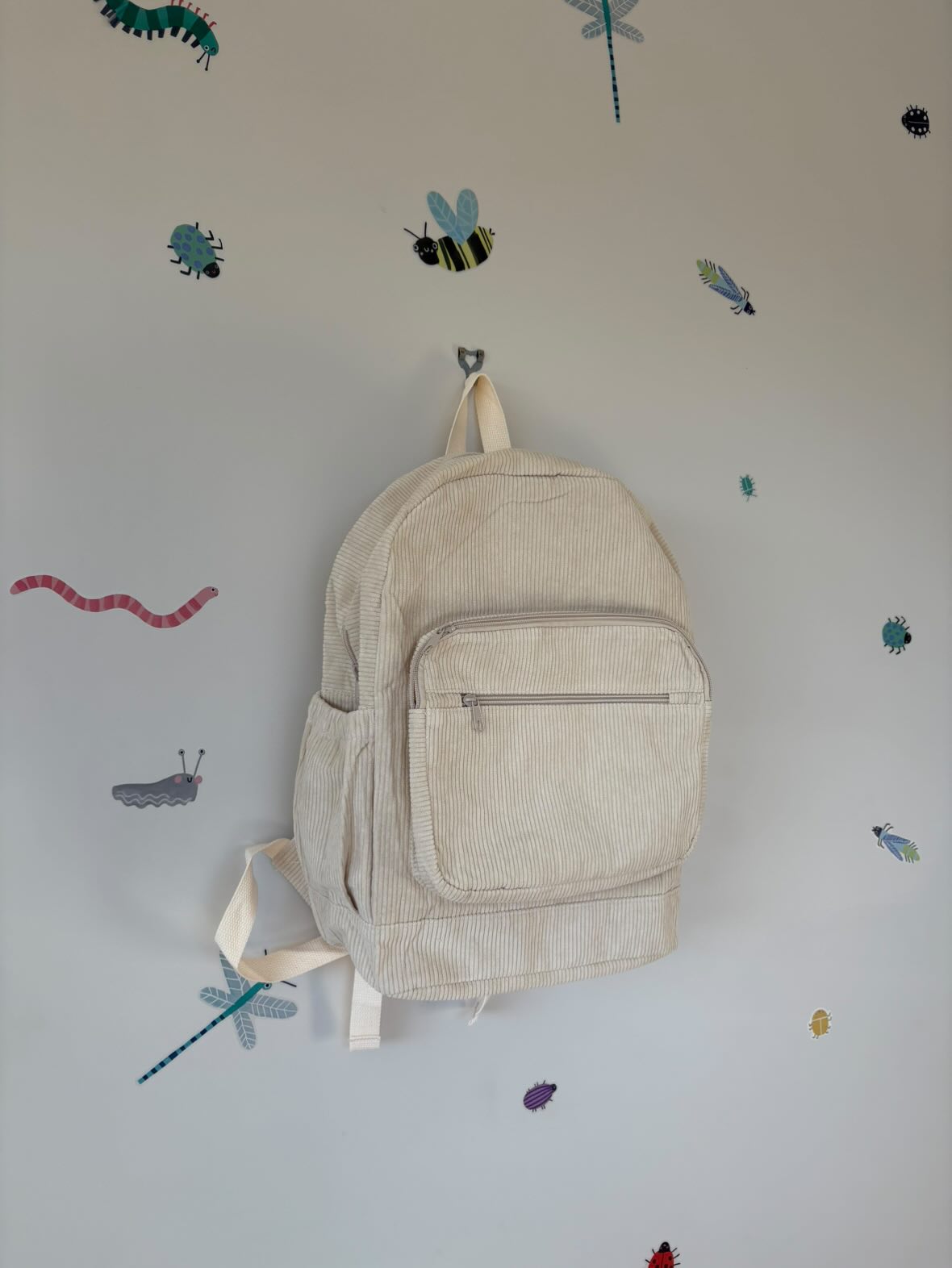 Whipped Cream Corduroy Backpack