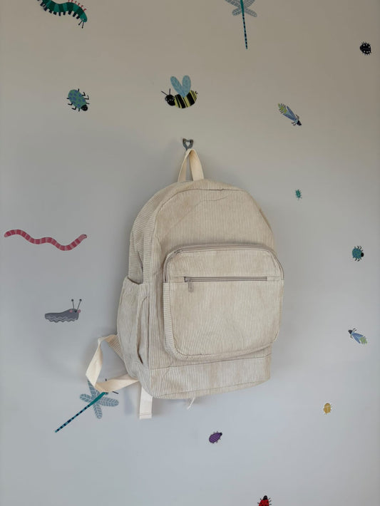 Whipped Cream Corduroy Backpack